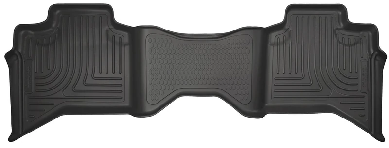 Husky Liners Weatherbeater Floor Mats | Fits 2009-2024 Dodge Ram 1500 (19-24 Classic Body Only) Quad Cab | 2nd Row, 1-pc Black - 19031