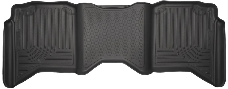 Husky Liners Weatherbeater Floor Mats | Fits 2019-2024 Ram 1500 (Classic Body), 2009-2018 Dodge Ram 1500, 2011-2018 Ram 2500, 3500 (Crew Cab) | 2nd Row, 1-pc Black - 19061