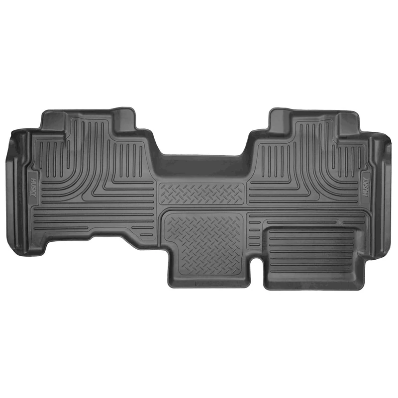 Husky Liners Weatherbeater | Fits 2009-2014 Ford F - 150 SuperCab | Second Row Liner, Black | 19351