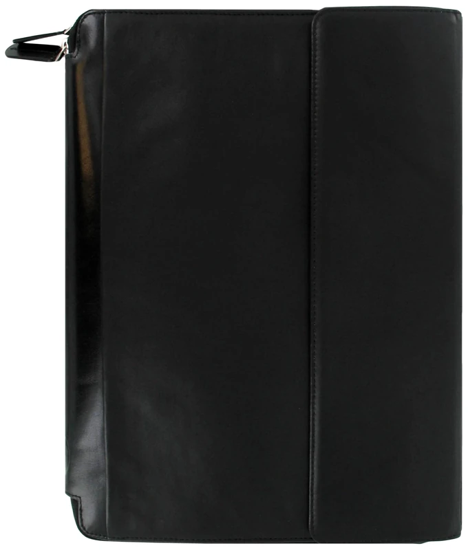 Filofax A4 Nappa Zipped Portfolio - Black