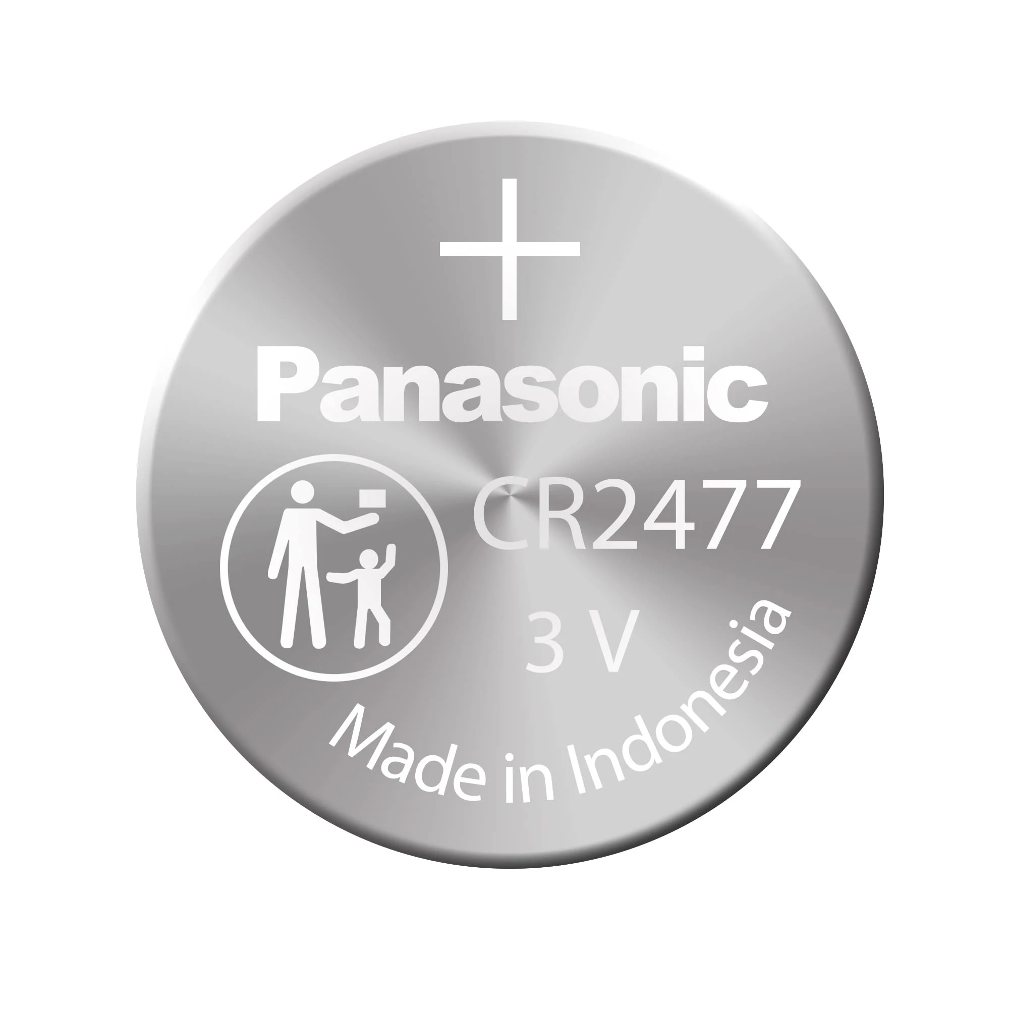 Panasonic Battery CR2477 Lithium 3V (1 Battery Per Pack)