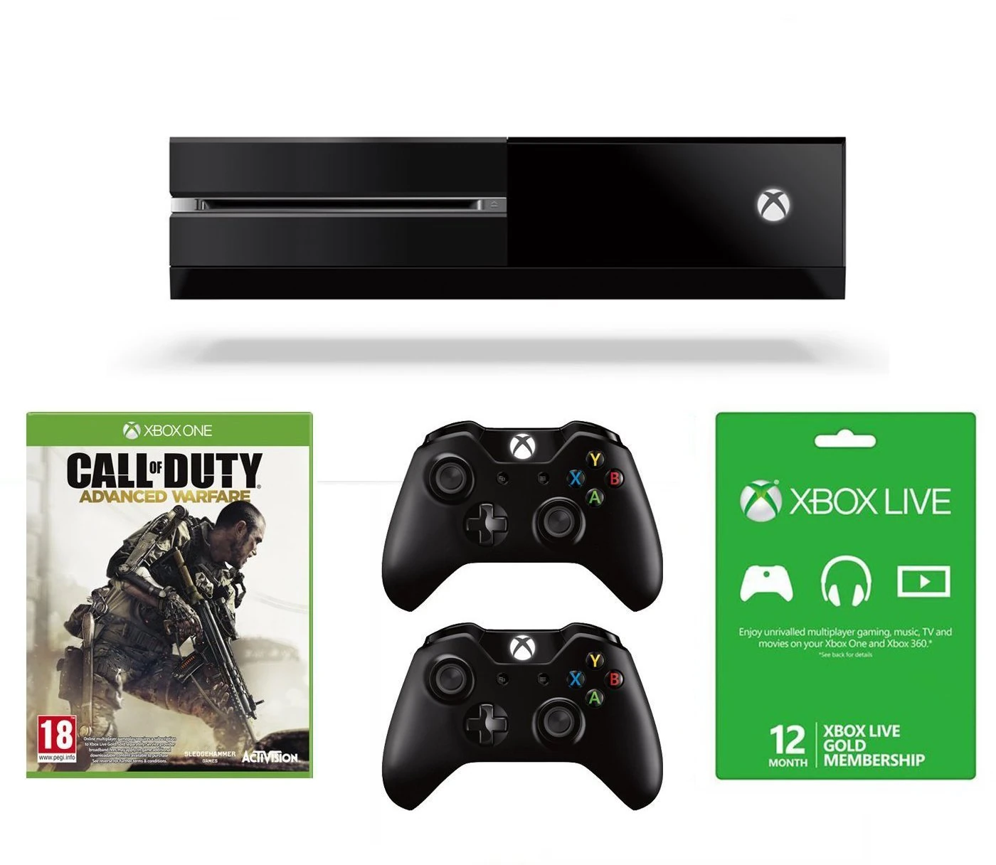 Xbox One Console Gamer Essentials Pack