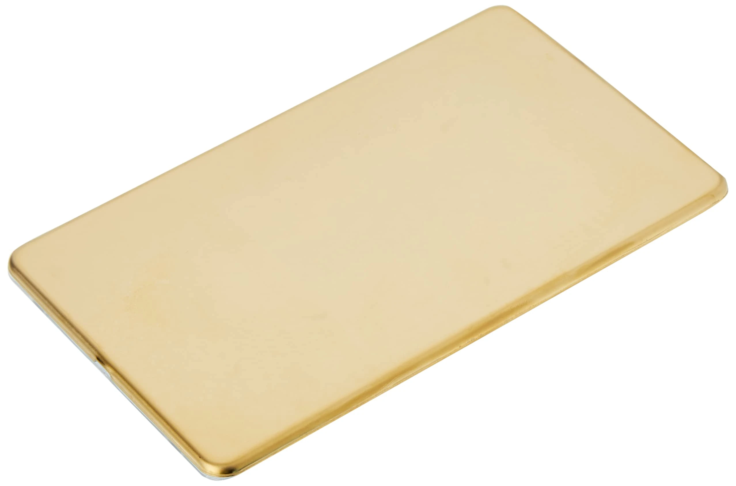 Knightsbridge SF8360PB Screwless 2-Gang Blanking Plate, Polished Brass