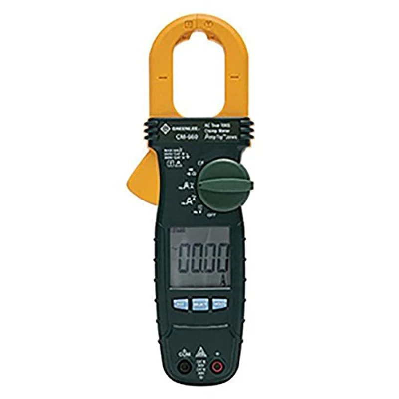 Greenlee CM-660 General Purpose Clamp Meter, AC, 600-Amp