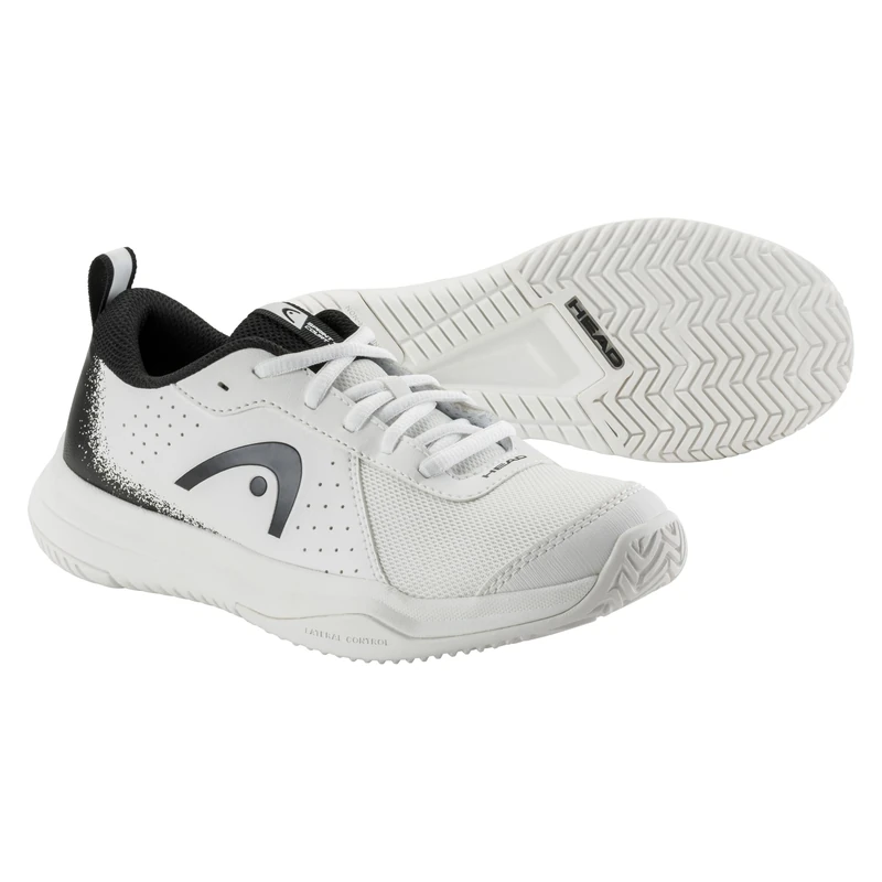 HEAD Unisex Sprint Court 4.0 Junior Tennis Shoes White Black