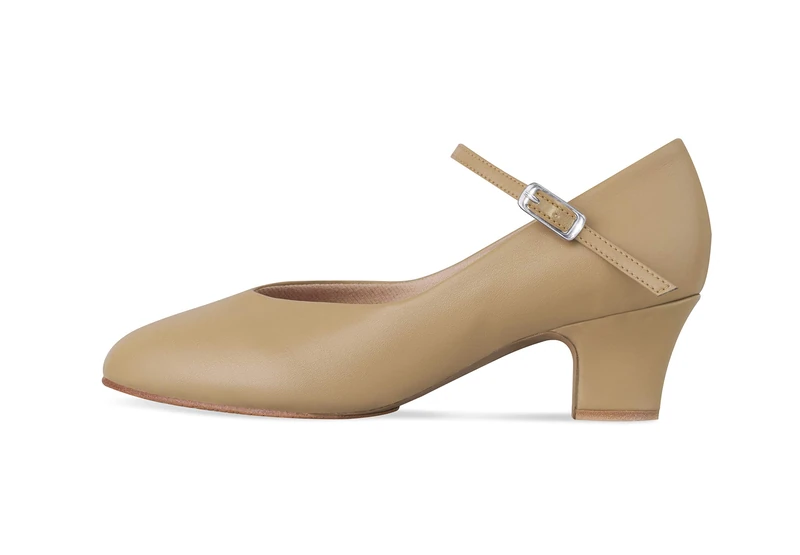 Bloch Dance Women's Broadway Lo Character Shoe, Tan, 4
