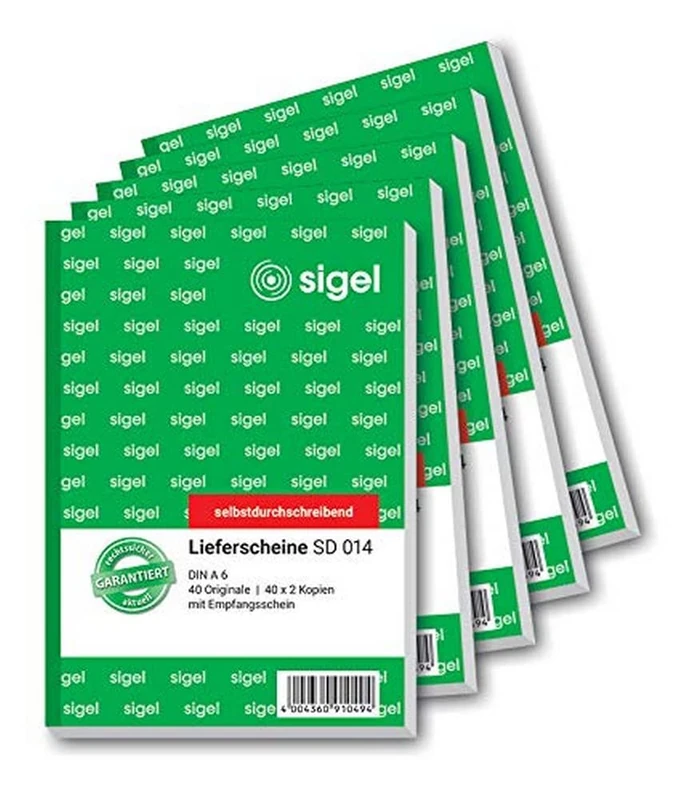 Sigel Forms – De Delivery Note (3fach 5 piece
