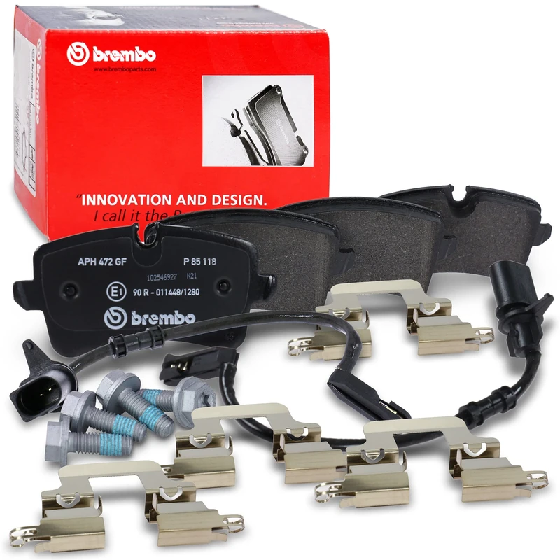 Brembo P85118 Rear Disc Brake Pad - Set of 4
