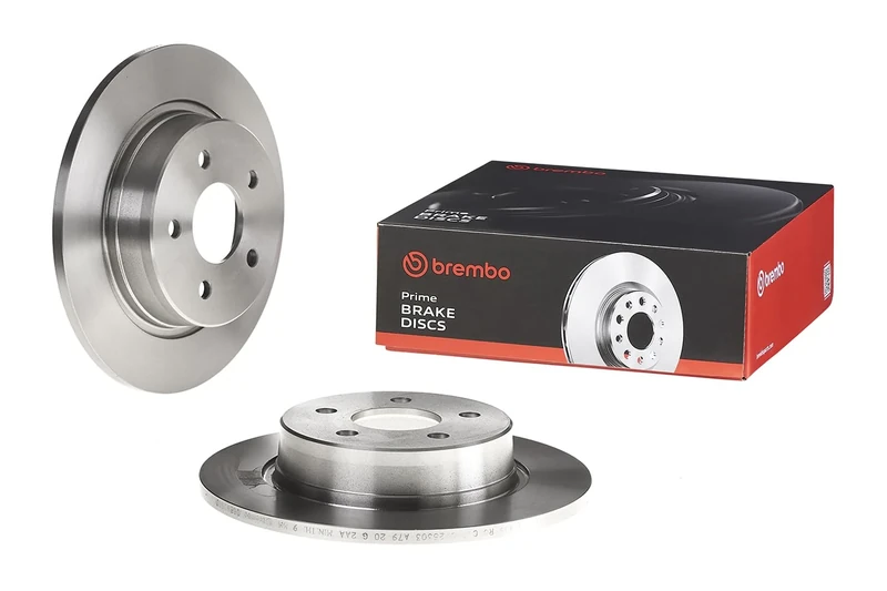 Brembo 08.B601.10 Rear Brake Disc - Set of 2