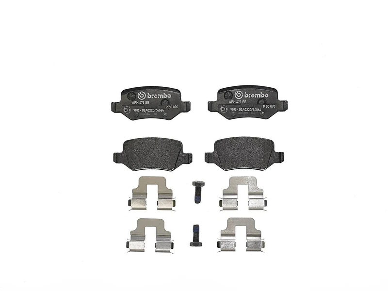 Brembo P50090 Rear Disc Brake Pad - Set of 4