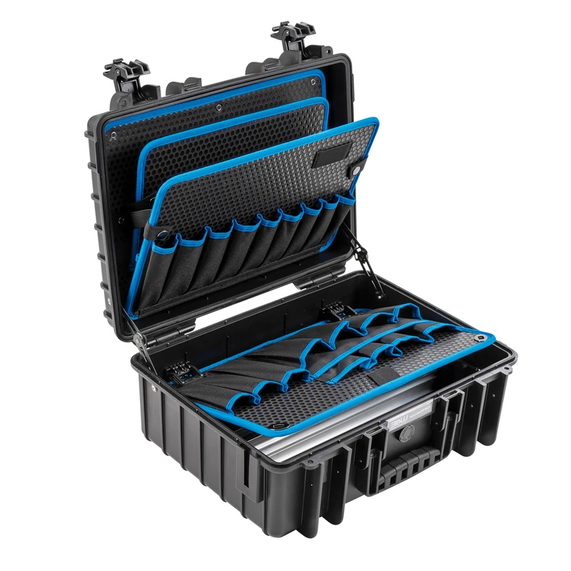 B&W JET 5000 tool case with tool pockets (PP case, volume 19.1 l, 41.6 x 28.7 x 16 cm inner) 117.17/P, tools not included - Image 1
