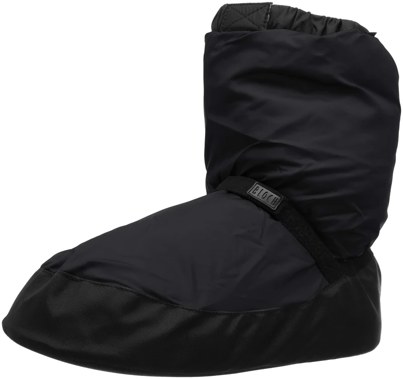 Bloch Women's Warm Up Bootie Dance Shoe, Black, Large UK