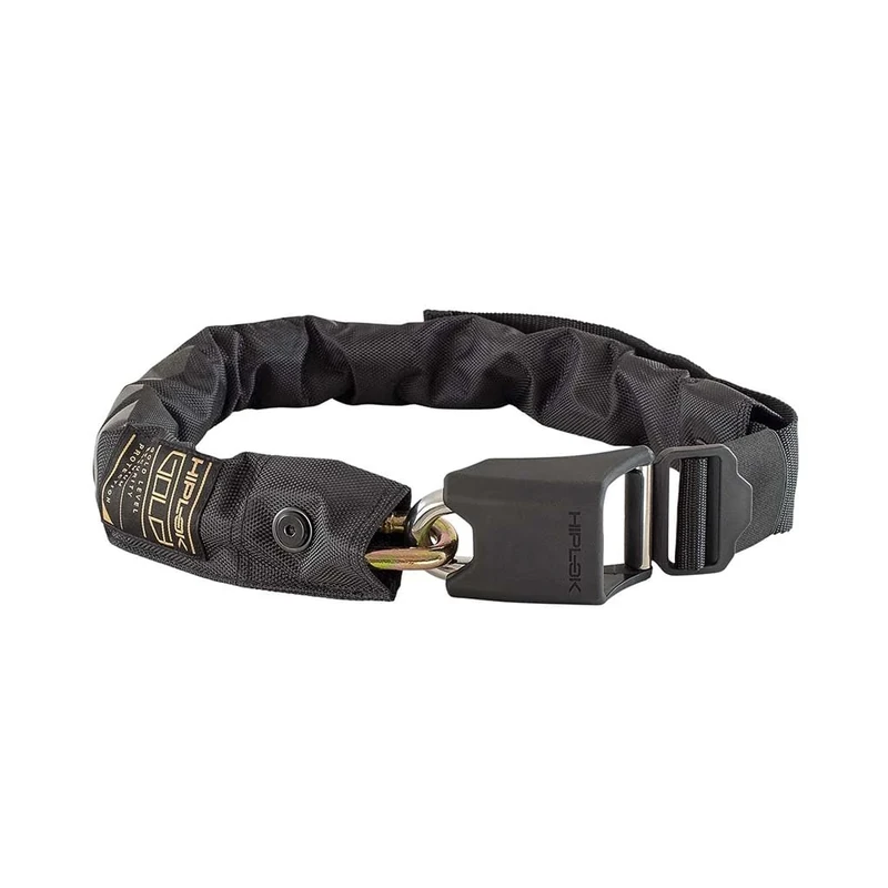Hiplok Gold Wearable Bike Chain with Lock & 3 Keys - Black. 85cm Chain for Bicycle Lock. Lightweight & Wearable. Sold Secure Gold. 10 Yr Warranty