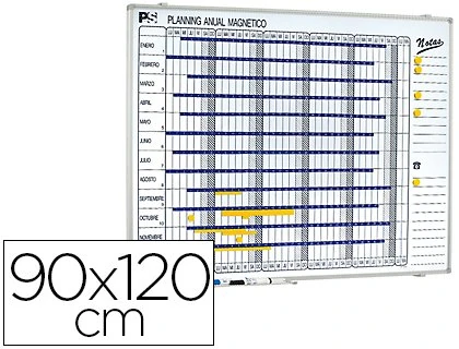 Sisplamo 1000/50 Magnetic Daily Planner 90 x 120 cm