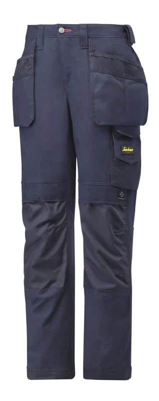 Snickers 37149595048 Size 48 "Canvas+ Women's Trousers - Navy Blue