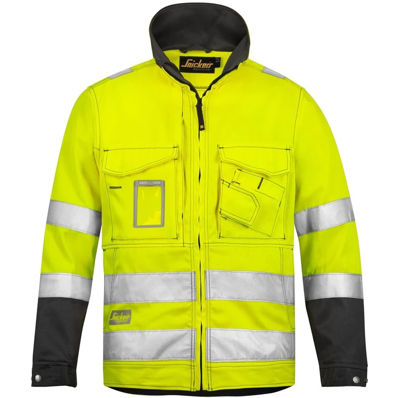 Snickers 16336674003 Size X-Small Class 3 High-Vis Jacket - Yellow/Anthracite