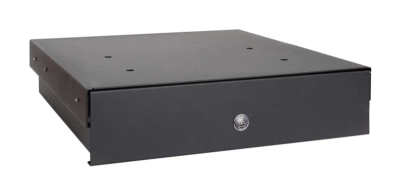 Arregui 22100-S1 - Safe Box for Hidden Installation on The Base of The Kitchen Cupboard, 19L, 410 x 148 x 450mm, Black.