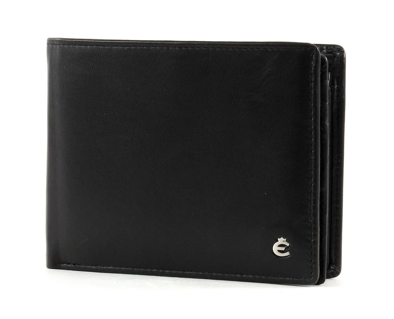 Esquire Wallet 22444900 Black 00 12 x 9.5 cm Hombre, Black 00, 12 x 9.5 cm, Casual