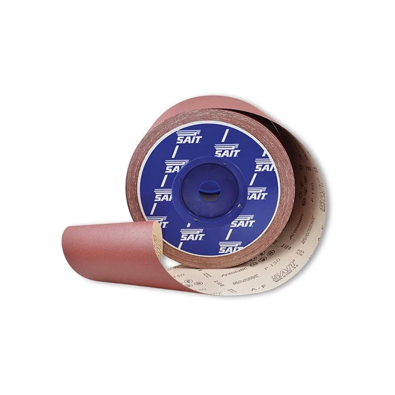 Sait 53007 RI-Saitac A-F Industrial Sandpaper Roll 120mm x 50m 100 Grit