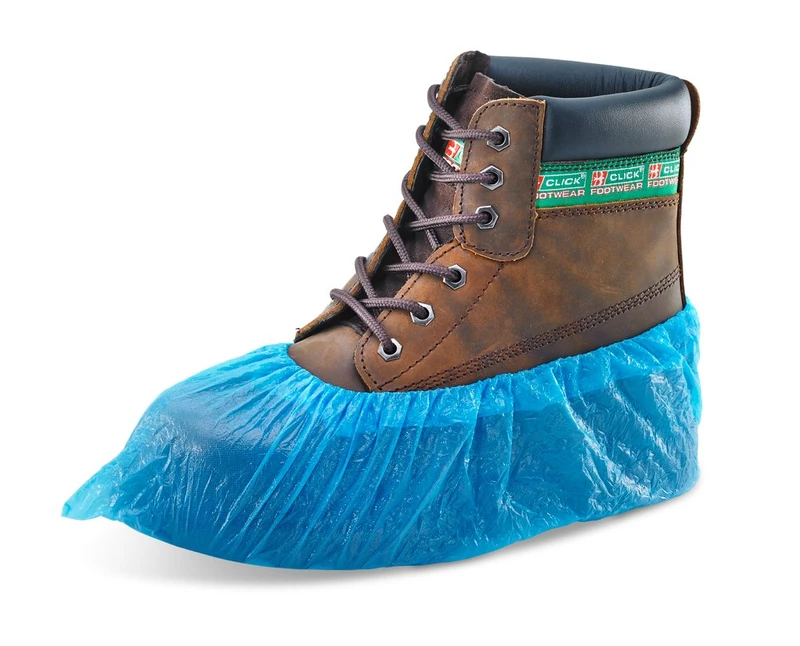 DISPOSABLE OVERSHOE BLUE 16