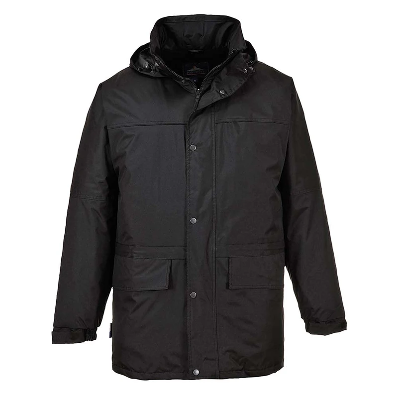 Portwest Oban Fleece Lined Jacket, Size: M, Colour: Black, S523BKRM