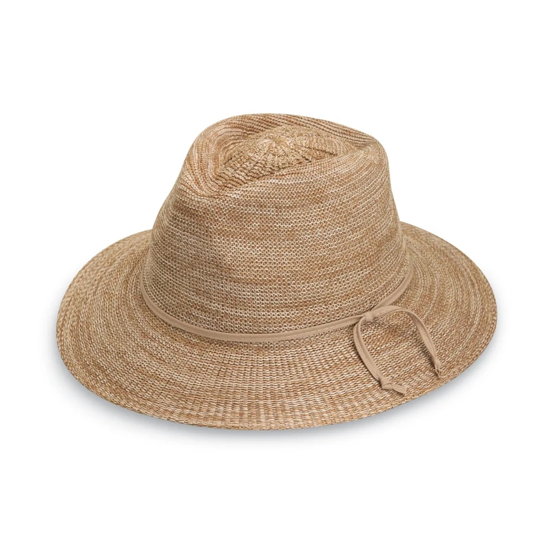 Wallaroo Hat Company Women’s Victoria Sun Hat – UPF 50+, Modern Style, Designed in Australia, Mixed Camel - Image 1