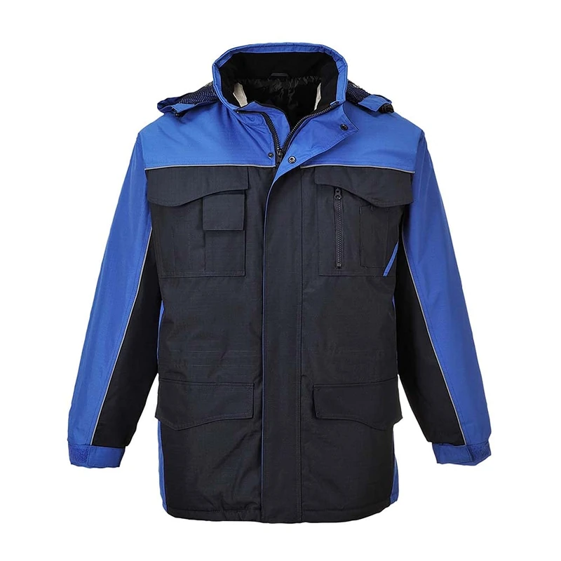 Portwest Suffolk Chefs Jacket L/S Size: XXL Colour: Slate Grey C833SGRXXL