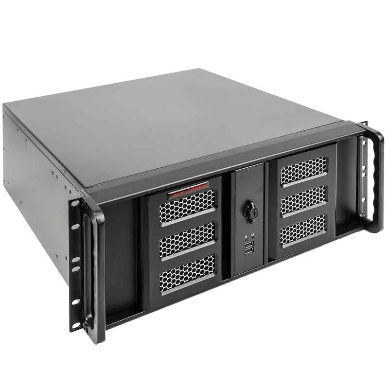 RackMatic - Server case rackmount chassis 19 inch IPC ATX 4U 3x5.25 inch 8x3.5 inch depth 460mm - Image 1