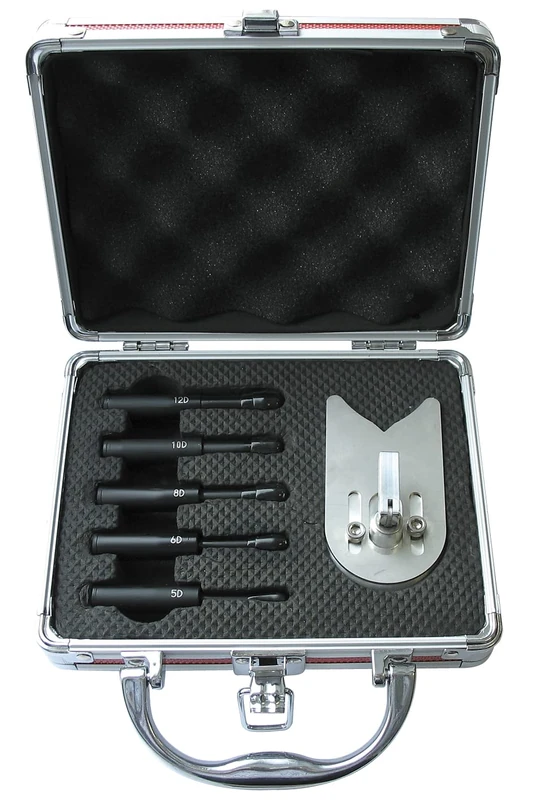 DRONCO 4000600 - Juego 5 brocas en maletín aluminio CERADRILL, Ø boca: 5-6-8-10-12