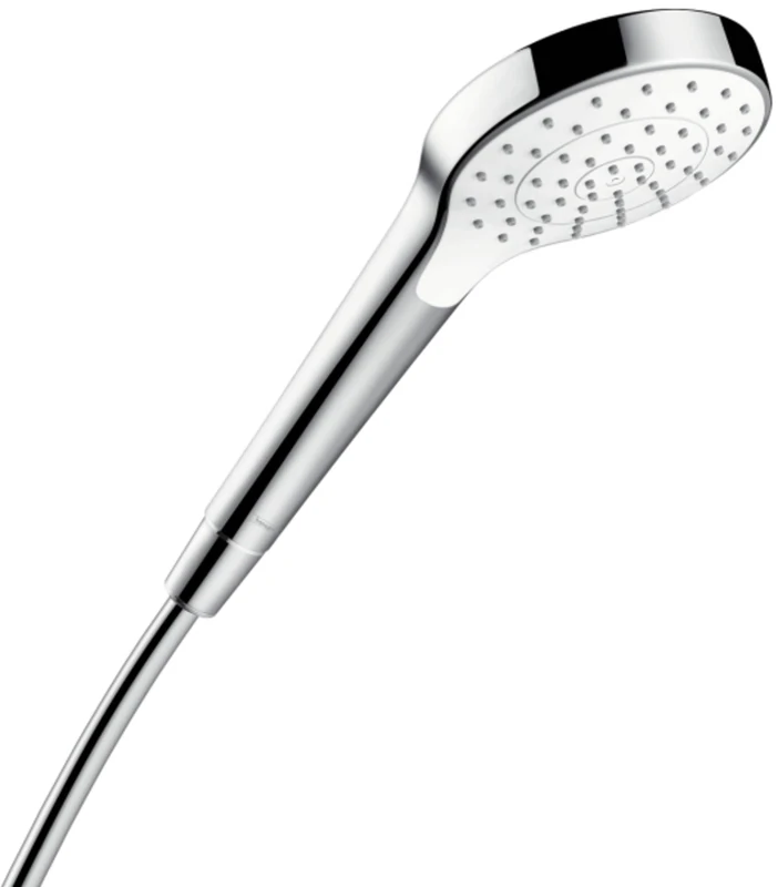 hansgrohe Croma Select S 110 hand shower with 1 spray mode, white/chrome