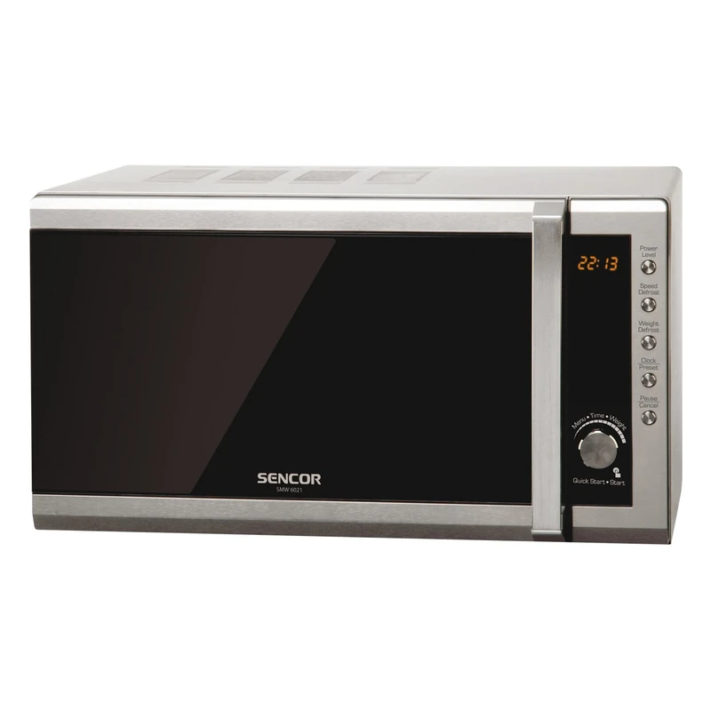 Microwave Oven with Pre-Programmed Cooking, Volume 20 L, 700 W, Stainless Steel - Image 1