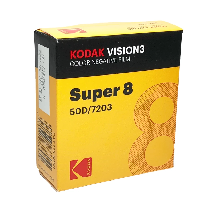 KODAK Vision3 Super 8 mm Colour Negative Film 7203 50D