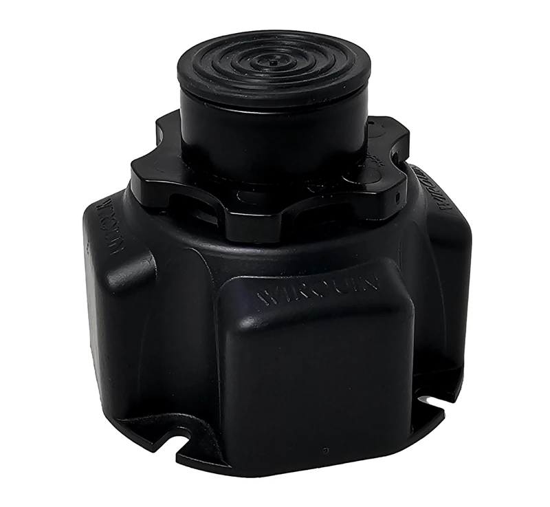 Wirquin 30719799 Set 4?Feet for Shower Tray Black