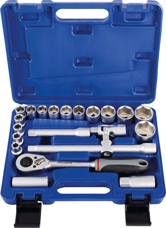 PROJAHN 8661 1/2-Inch "Proficraft" Socket Set - Blue (21-Piece) - Image 1