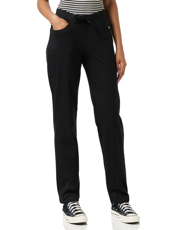 Trigema Women's Sports Trousers - Black - Manufacturers Size:Large
