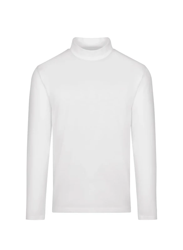 Trigema Women's 537509 Longsleeve T-Shirt, White (White 001), XXL