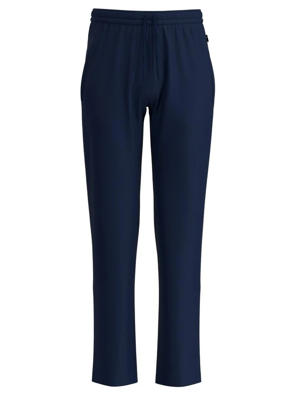 Trigema Women's Casual Trousers Made of Sweat Quality, Navy, 14
