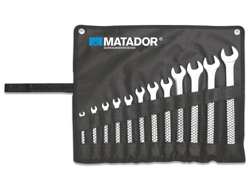 Matador Ratchet Ring Spanner Set 12–Piece 8–19 0183 9120 MM