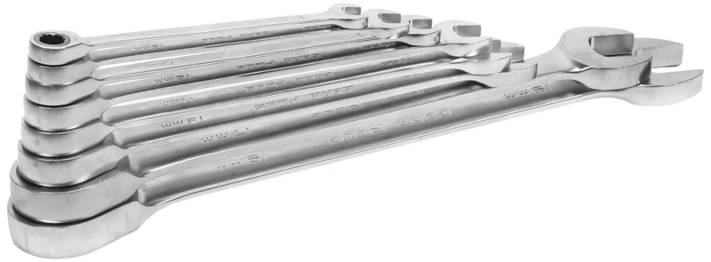 Matador 0183 9080 Ratchet Combination Spanner Set 8 Pieces 8-19 mm - Image 1