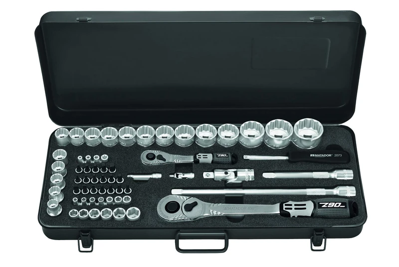 Matador Socket Set 12-Kant 12.5 (1/2) 6.3 mm (1/4), 4118 9231 - Image 1