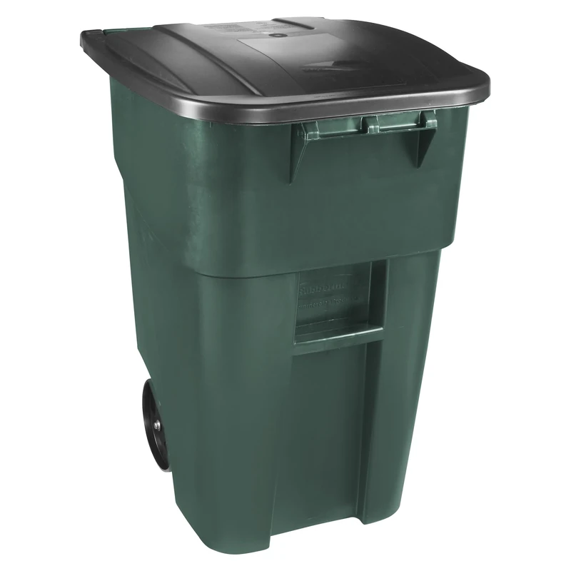 Rubbermaid Commercial Products Brute Rollout Container 189 Litre Green 1829411