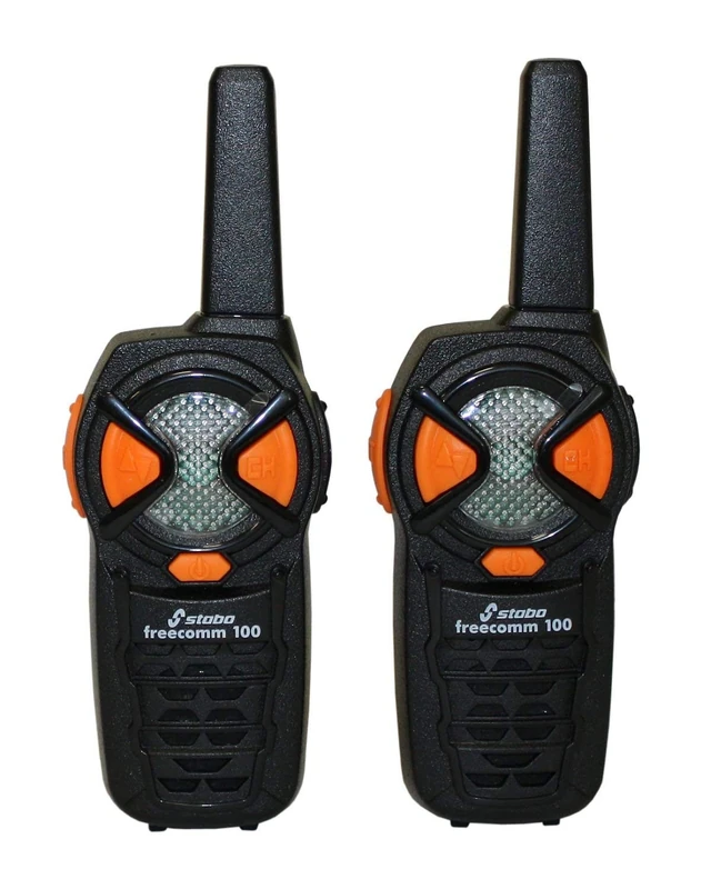 Stabo Freecomm 100 PMR Radio Set - 2 Pieces, 6 Channels - Image 1