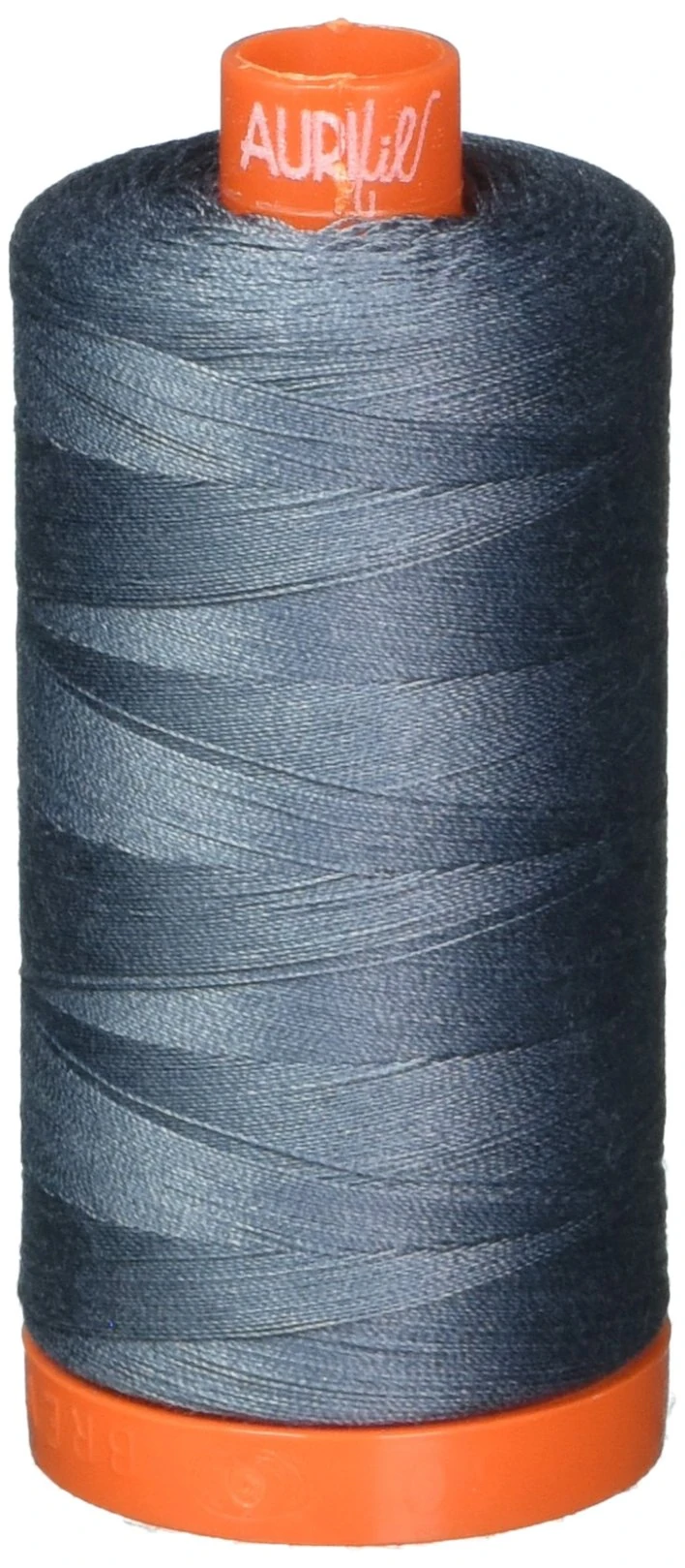 AURIFIL USA 1,422yd-Dark Aurifil Mako Cotton Thread Solid 50wt 1422yds, Dark Grey
