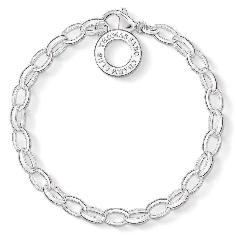 Thomas Sabo Charm Bracelet Classic Large 925 Sterling Silver X0032-001-12-M