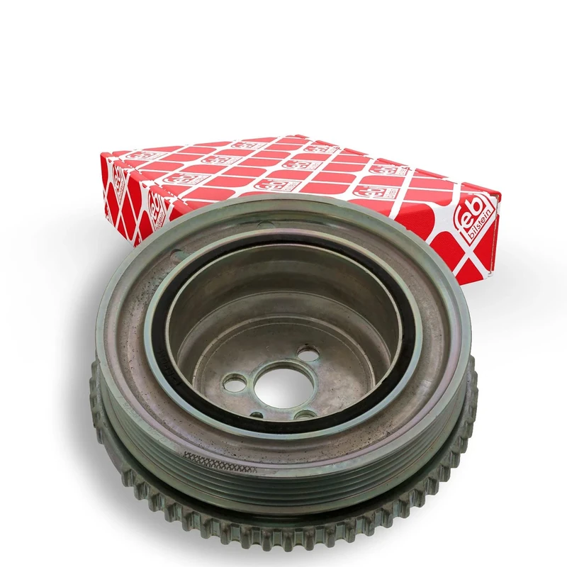 febi bilstein 44413 Pulley decoupled, for crankshaft with pulse wheel, pack of one