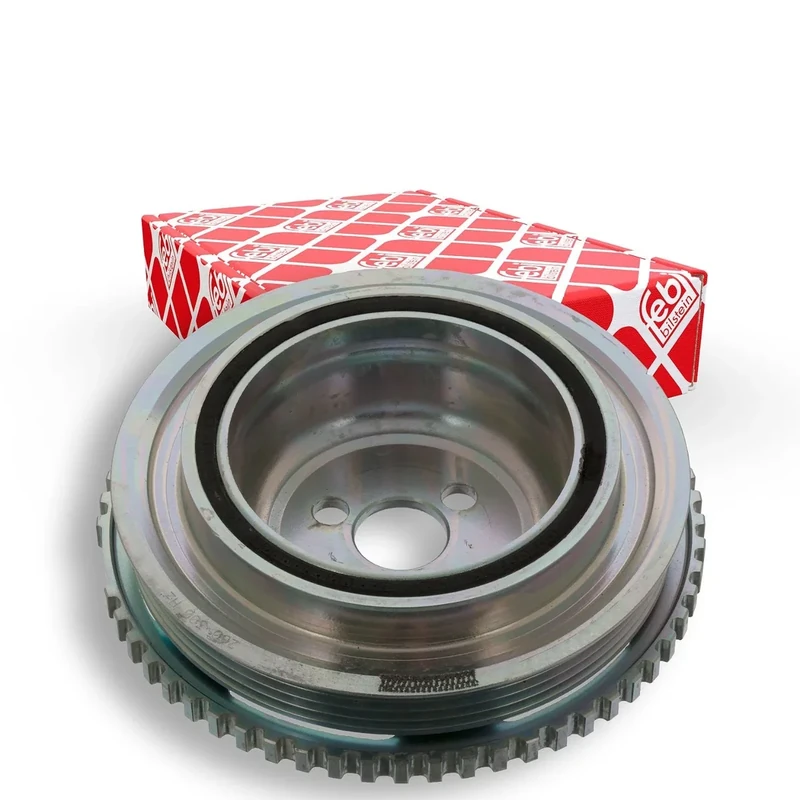 febi bilstein 44416 Pulley decoupled, for crankshaft with pulse wheel, pack of one