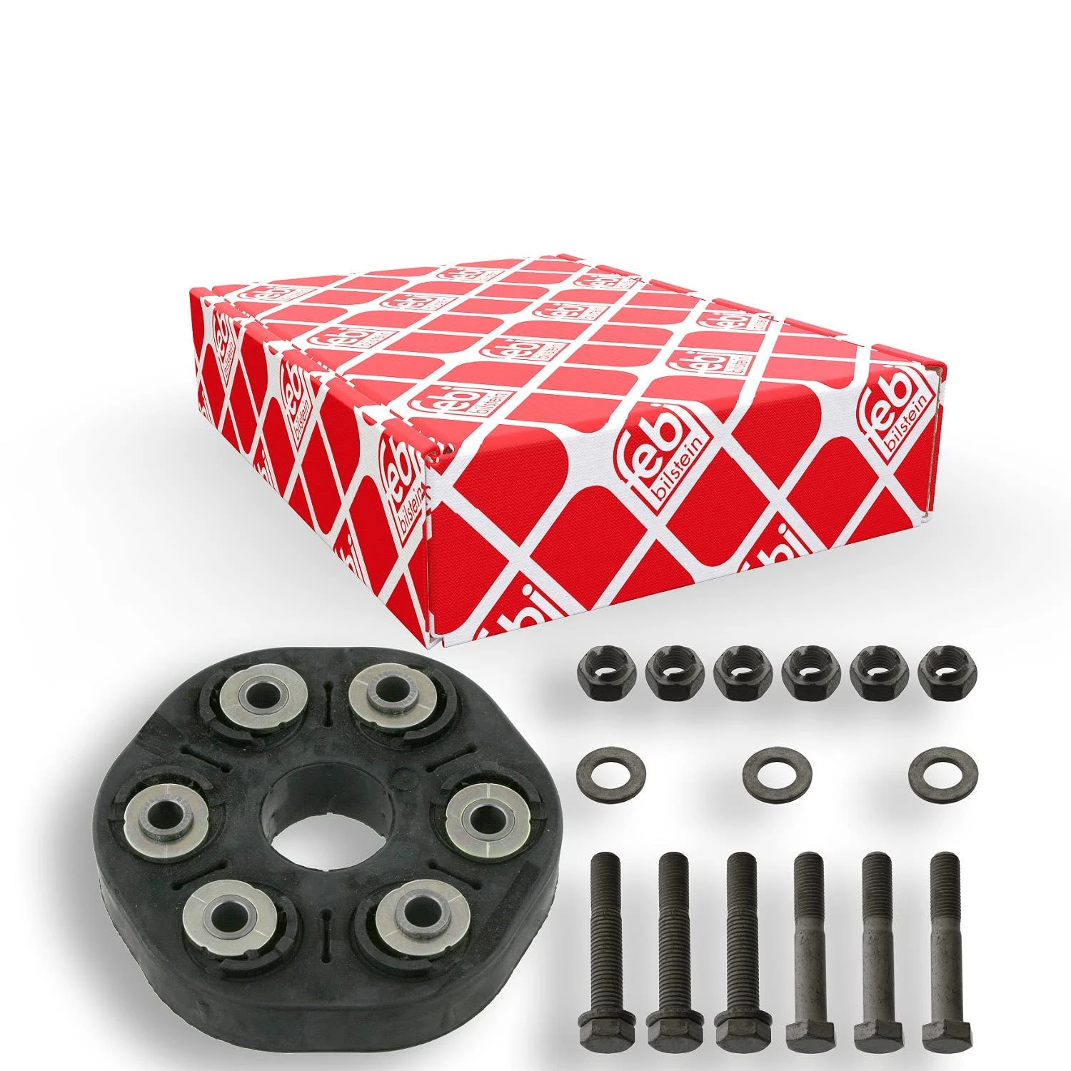 febi bilstein 43490 Flexible Coupling Kit for propshaft, pack of one