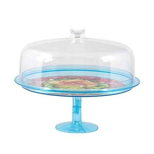 COSMOPLAST Cake Stand with Lid, 34 cm