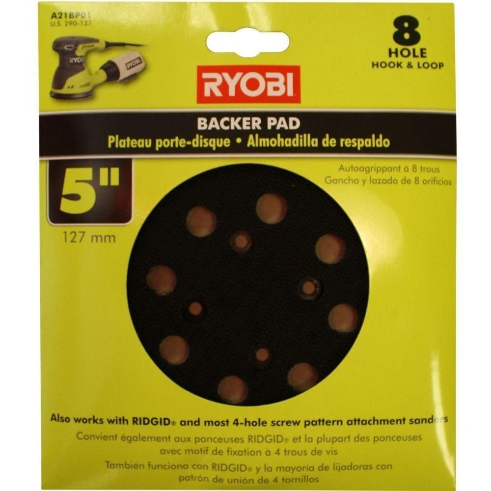 Ryobi Genuine OEM Replacement Backing Pad # A21BP01