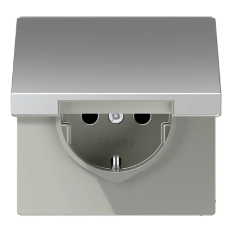 JUNG SCHUKO-Steckdose 16A 250V Klappdeckel AL 1520 KL AN